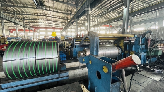 chapa de aço automática de 1800mm que corta a linha alta velocidade 30m/minuto