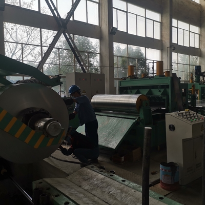 Máquina de linha de corte de bobina de aço de espessura 0,3-3 mm Equipamento de corte de aço galvanizado