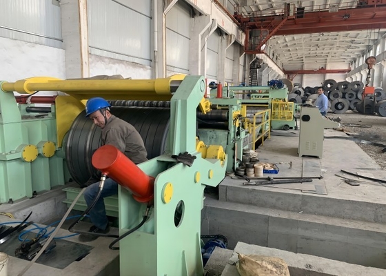 MAZS-(0.3-2) × 1300mm Metal Coil Slitter para material de bobinas: aço carbono, aço inoxidável, chapa galvanizada e assim por diante