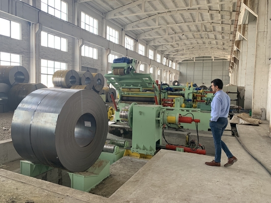 MA-(1~6) ×1600mm Linha de corte de bobina de aço com bobina de 132KW velocidade máxima de corte de 30T 60-100M/min