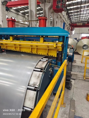 SOLDADO PPGI Q195 Q235 Q345 do CR do miliampère (0.8-2mm) x1300mm hora que corta a linha de produção