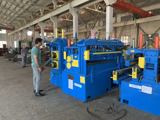 máquina de corte da bobina do metal de 600mm com único braço Hydrualic Decoiler