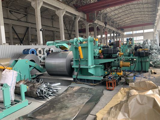 máquina de corte de aço da bobina de 0.3-3mm com nivelamento de cinco rolos