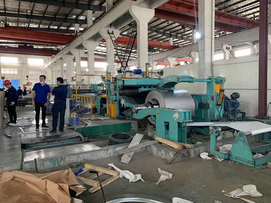 Alta velocidade que desenrola a máquina de corte de aço da bobina de 1600mm