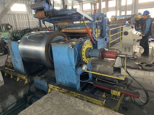 máquina de corte 60m/min de alta velocidade com o Decoiler hidráulico pesado