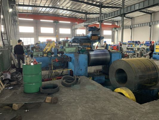 Máquina de corte de aço grossa média da tira, máquina de corte da precisão de 3-10mm
