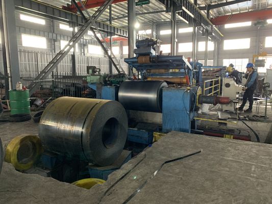 máquina de corte de aço da tira de 1500mm, precisão de alta velocidade que corta a linha